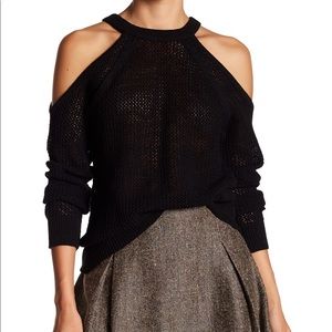 ASTR the Label Open Shoulder Sweater